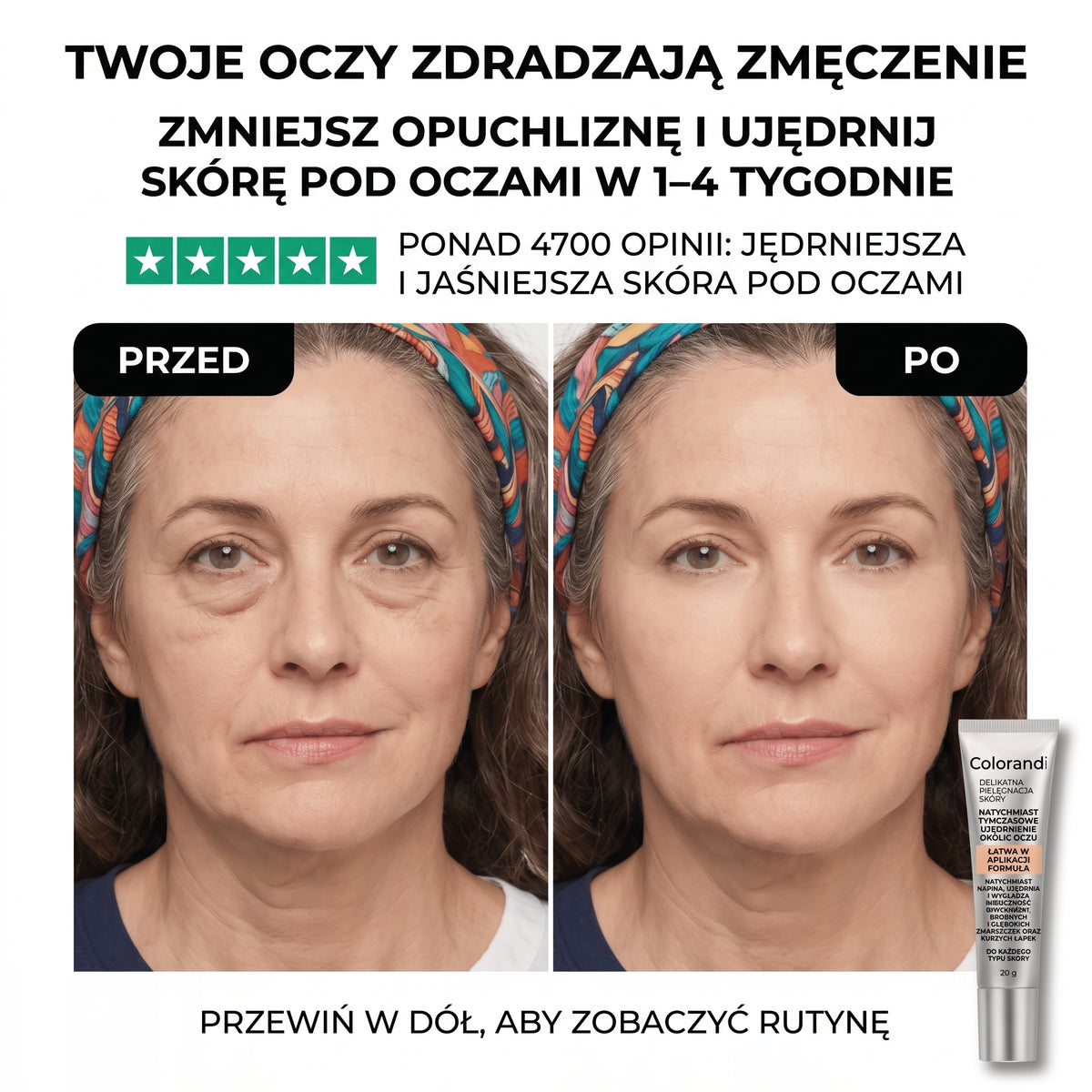 Krem napinający pod oczy