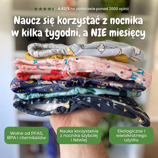 Bielizna do nauki korzystania z nocnika