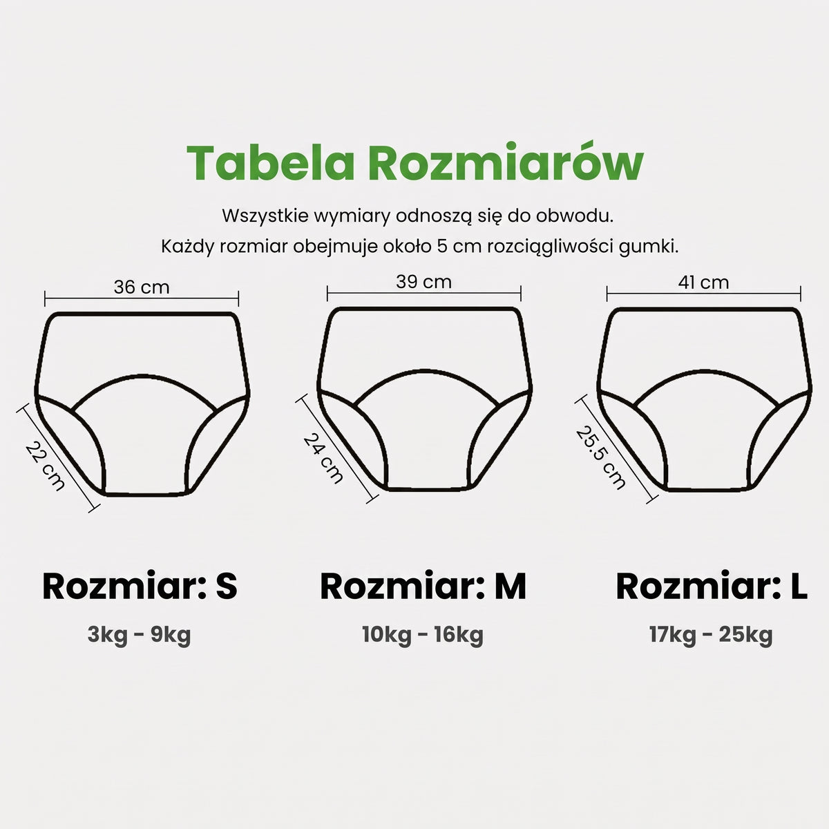 Tabela rozmiarów